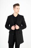 Пальто мужское Slim Fit с лацканами Klassik